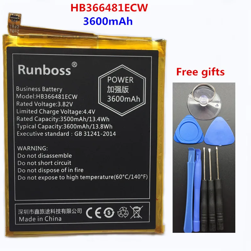3600 мАч HB366481ECW Аккумулятор для huawei Y6 Prime ATU-L30 ATU-L31 ATU-L42 Honor 7A Pro AUM-AL29 AUM AL29+ Инструменты