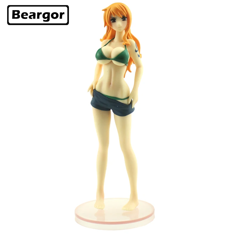 7 5 "one piece Аниме Boa Hancock Nami Pudding GP бикини ver. Предусмотрена 19 см милая фигурка