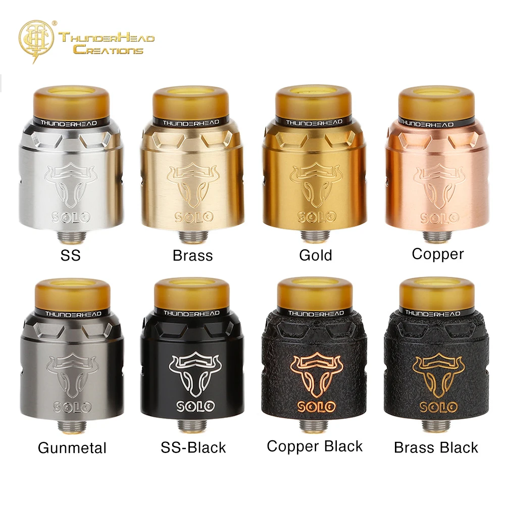 THC Tauren (Solo) RDA обслуживаемый капельный атомайзер диаметром 24 мм с 28