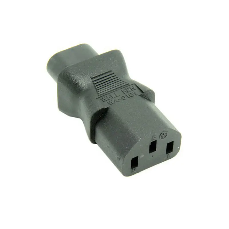 Новый IEC 320 C13 C8 3Pin female to 2Pin male power adapter C13|Компьютерные кабели и разъемы| |