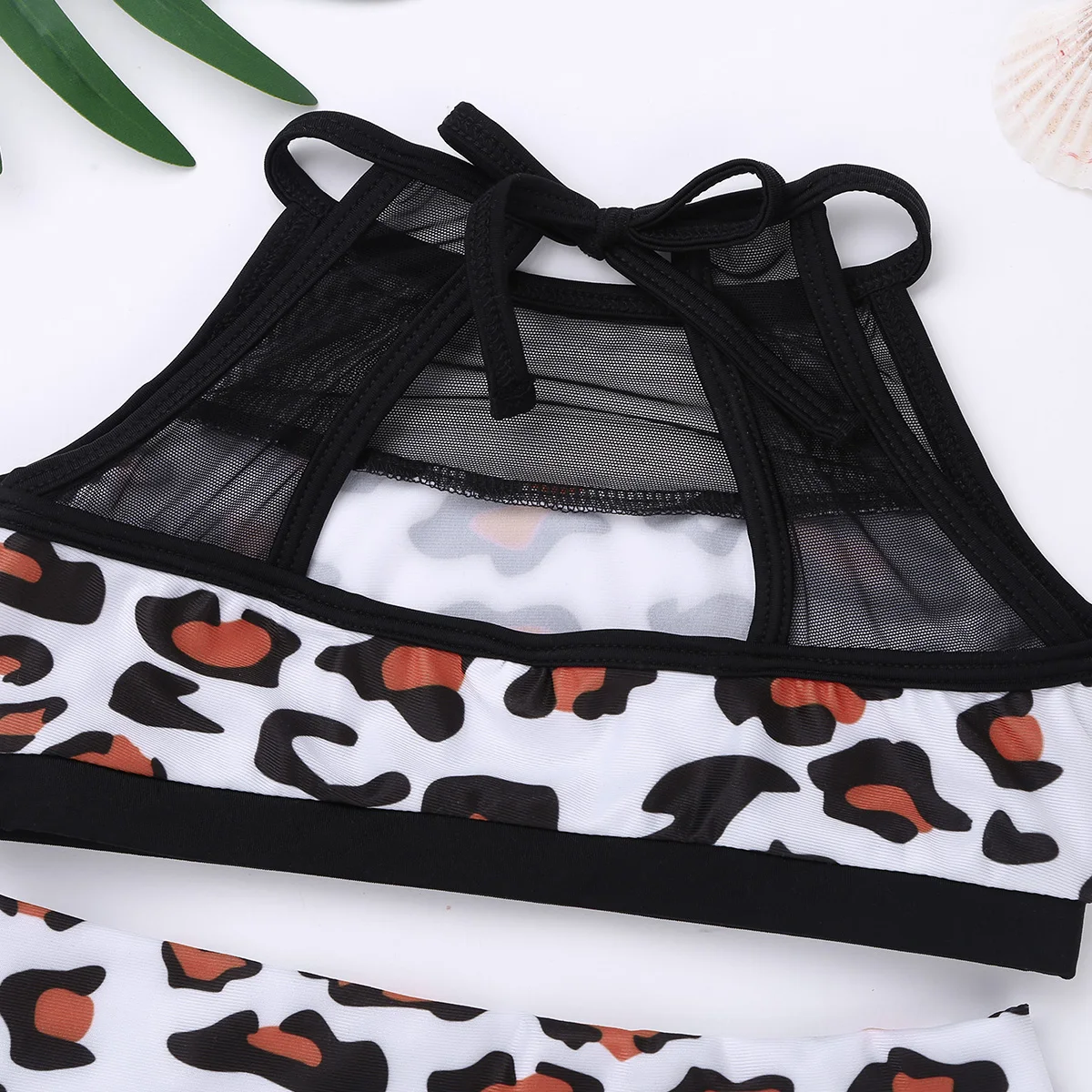 Купальный костюм из 2 предметов детский гимнастический для девочек купальный