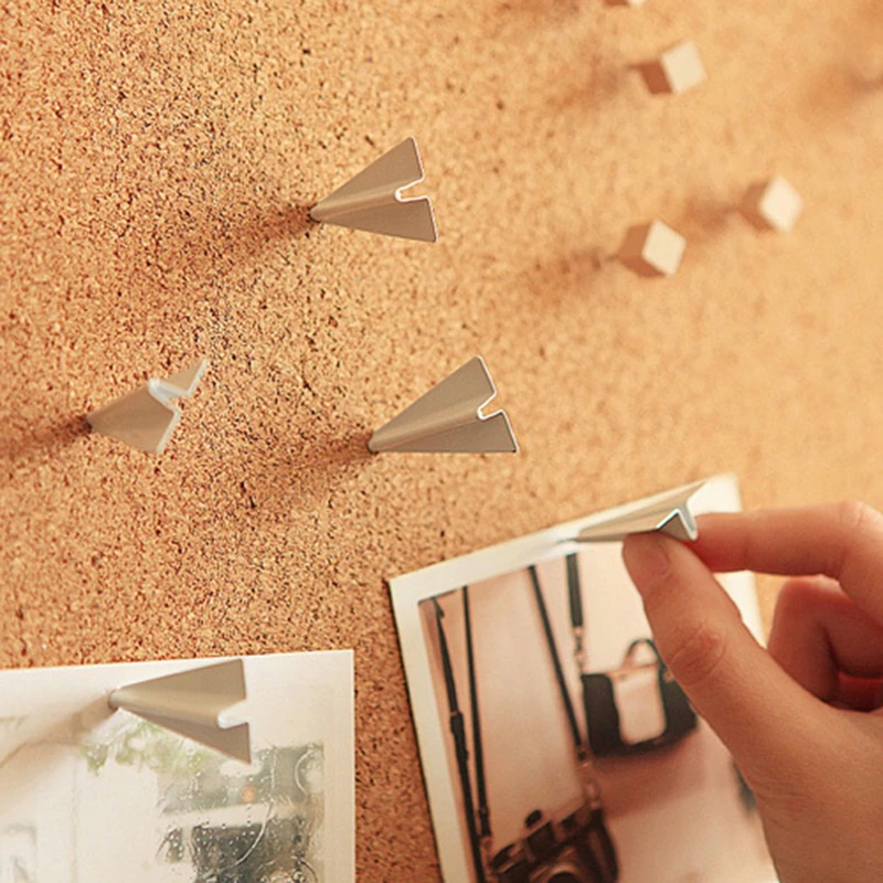 6 шт./лот креативные милые офисные для рисования шпильки самолет толкатель Thumbtack