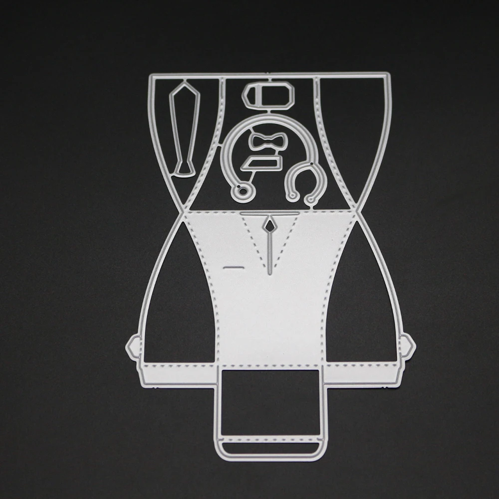 Полицейская форма для резки металла Скрапбукинг доктор трафарет одежды высечки