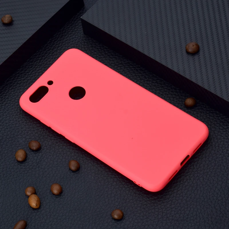 

Fashion Candy Macaron Colors Soft TPU Case Mobile Phone Bags Silicone Back Cover Shell Coque Fundas Hull for xiaomi Mi 8 Lite
