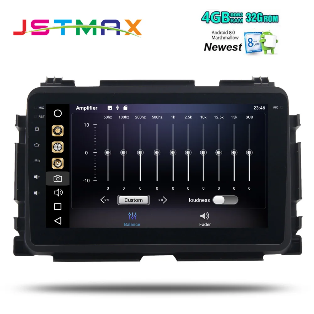 Восьмиядерный 8 &quotAndroid 0 Автомобильный gps радио плеер для Honda Vezel HR-V HRV 2014-2017 с 4 Гб + 32