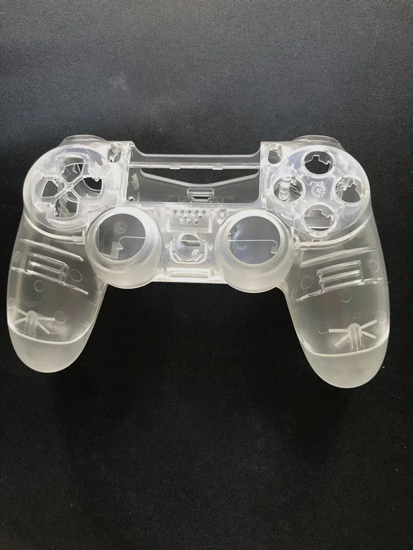 Для PS4 Pro JDS 040 JDM 040 V2 контроллер прозрачный кристалл полный Корпус в сборе чехол на кнопке mod kit Сменные Лицевые панели