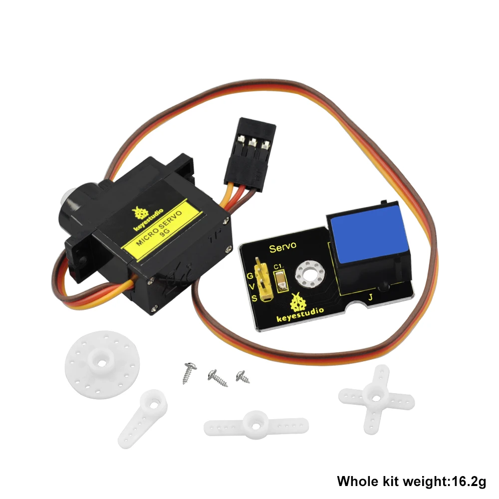 Серводвигатель Keyestudio с простым разъемом + микросерводвигатель для робота