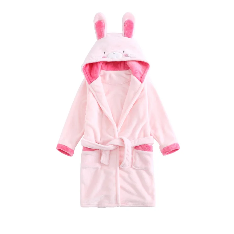 Детская одежда для сна Осенний халат из 2018 хлопка банный детей пижамы мальчиков