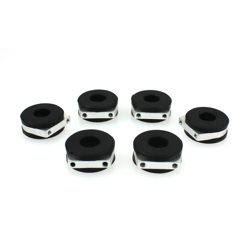 F07558 1 шт CNC алюминиевый карданный 10 мм демпфирующее крепление с резиной для камеры