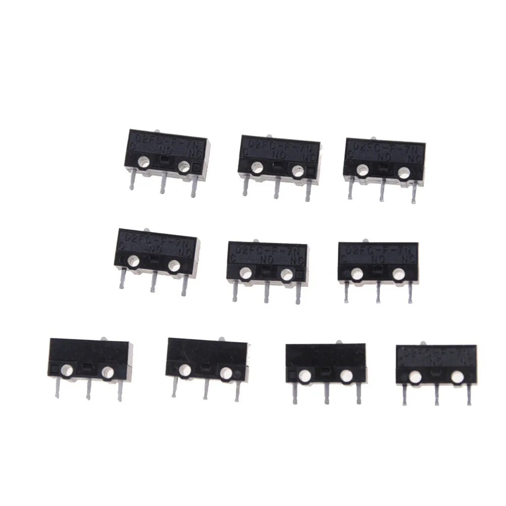 

D2FC-F-7N Micro Switch For Mouse Replacement Substitute Tested 10 Pcs
