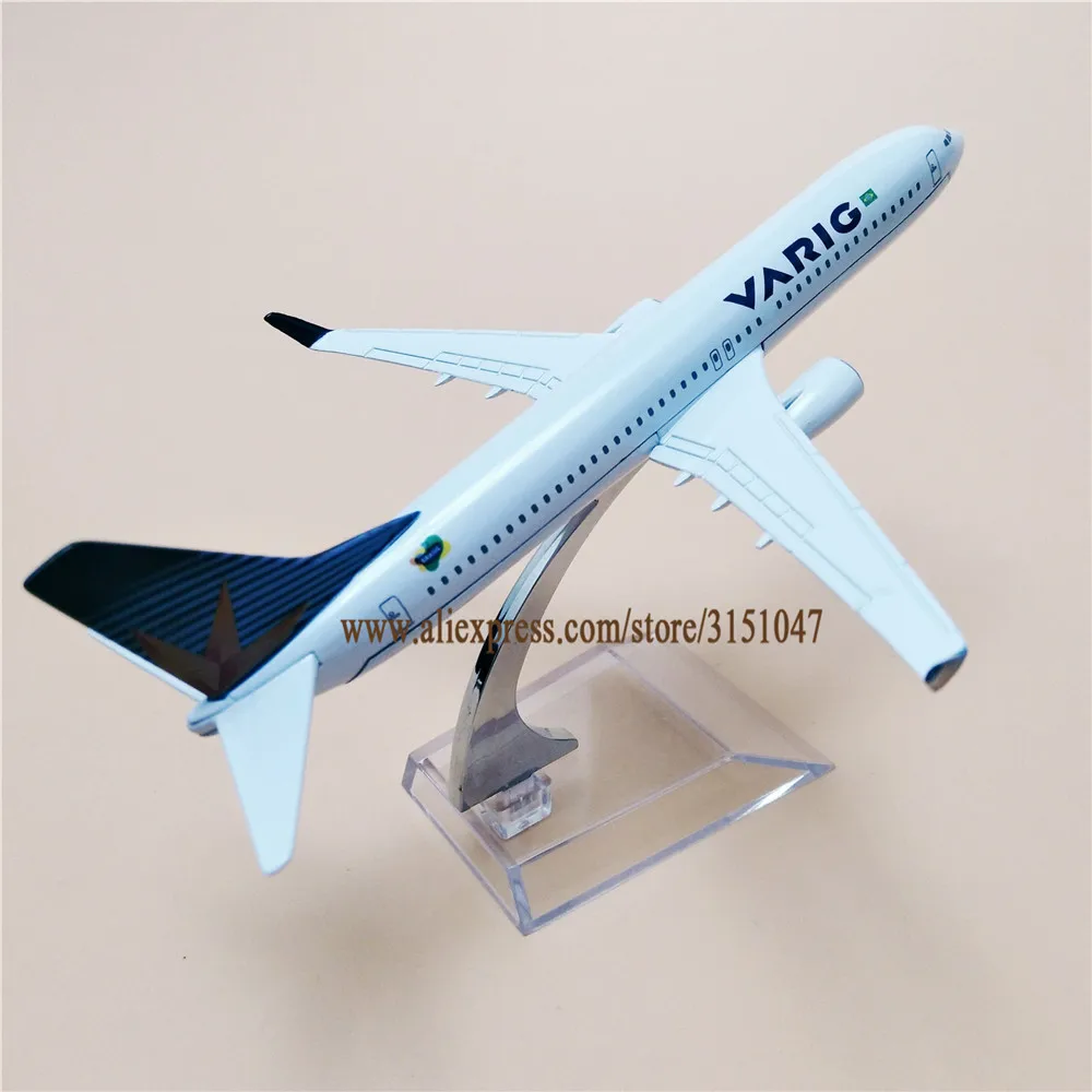 16 см Air Бразилия VARIG Boeing 737 B737 модель самолета сплав металла литья под давлением