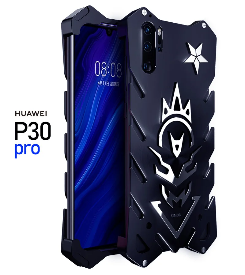 Алюминиевый армированный чехол Thor для Huawei P40 Pro P30 P20 Lite Nova 4e 3e телефона с