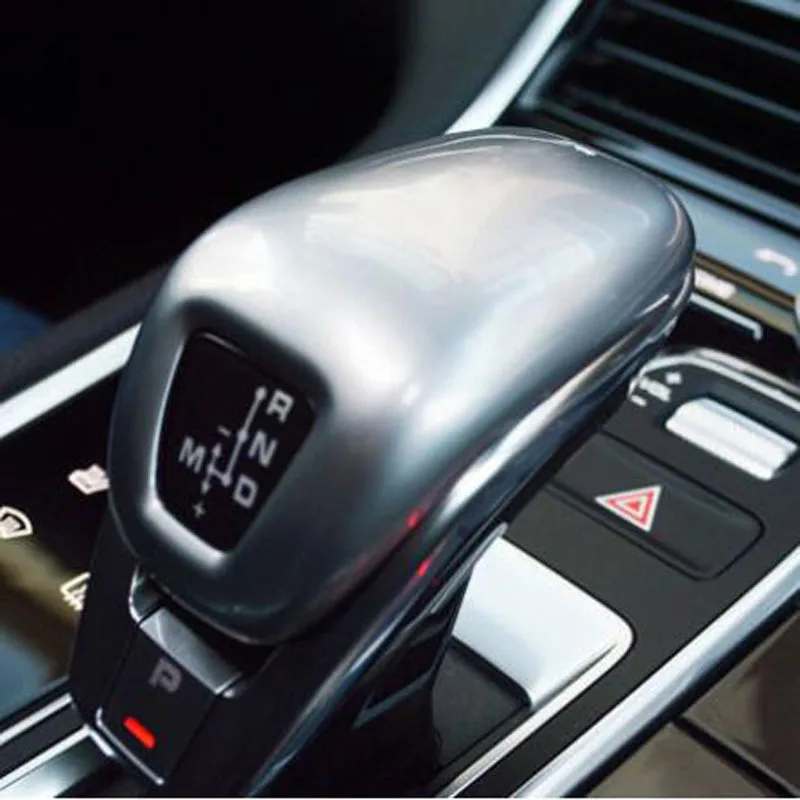 

Brand New For Porsche Panamera 2017 2018 1PC High Quality ABS Chrome Car Gear Head Decoration Cover Trim Car Styling Accessories