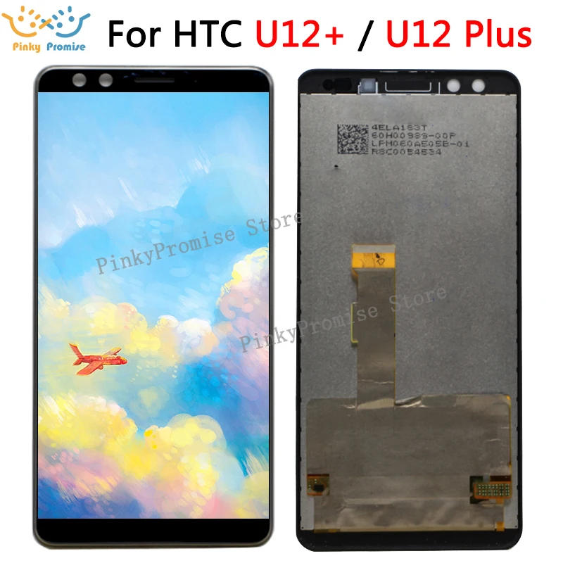 Оригинальный Для HTC U12 плюс + ЖК-дисплей Дисплей кодирующий преобразователь