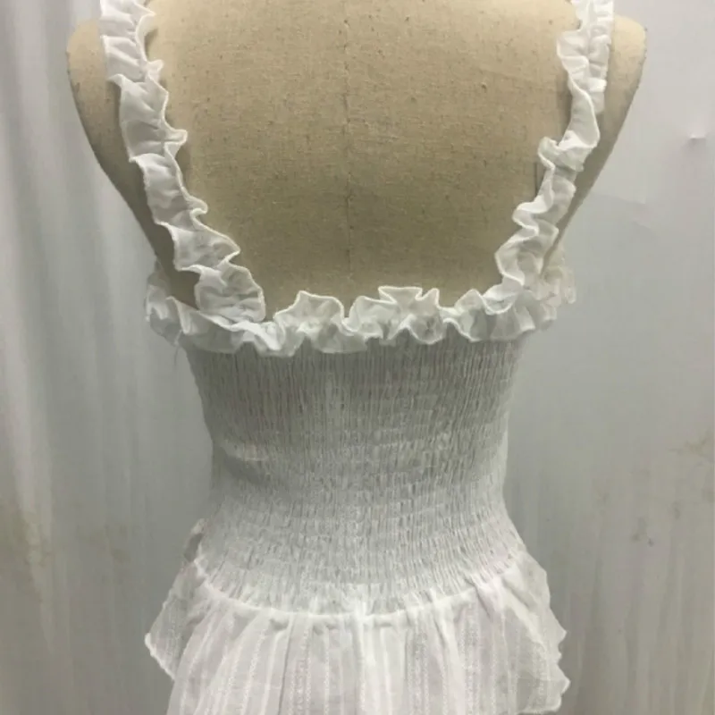 WEPBEL винтажные сексуальные белые кружевные женские майки на бретелях короткий