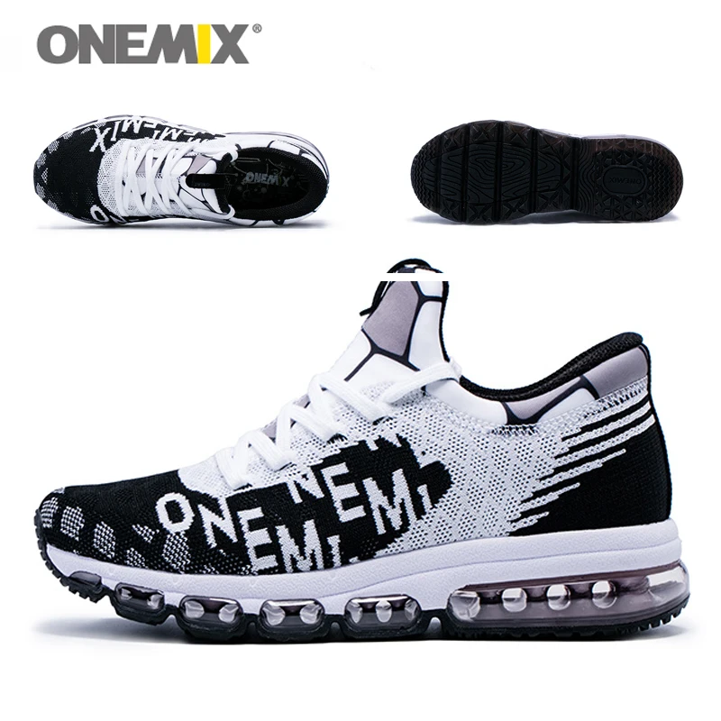 Женские кроссовки ONEMIX сетчатая вязаная спортивная обувь прогулочная для бега на