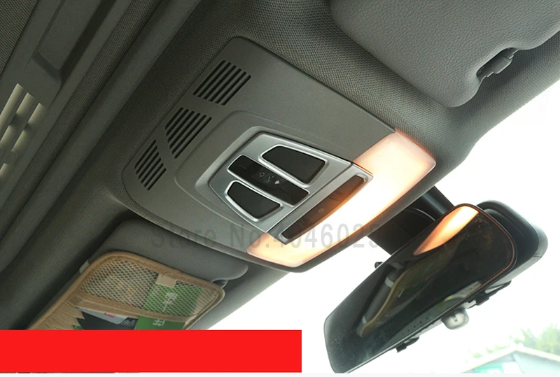 2 шт. для BMW F20 F30 X5 F15 X6 F16 1 3 4 серия Хром ABS лампа чтения декоративная крышка отделка
