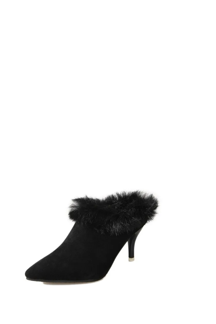 Корейская версия нового зимнего отдыха обувь сексуальная хорошо с глубокой дуло