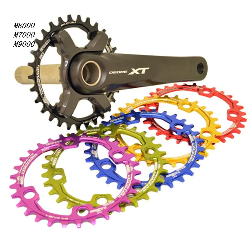 

SNAIL Round oval 96BCD 30/32/34/36/38T Bicycle Chain-rings MTB Bike Chain Ring 11s M7000/8000/9000