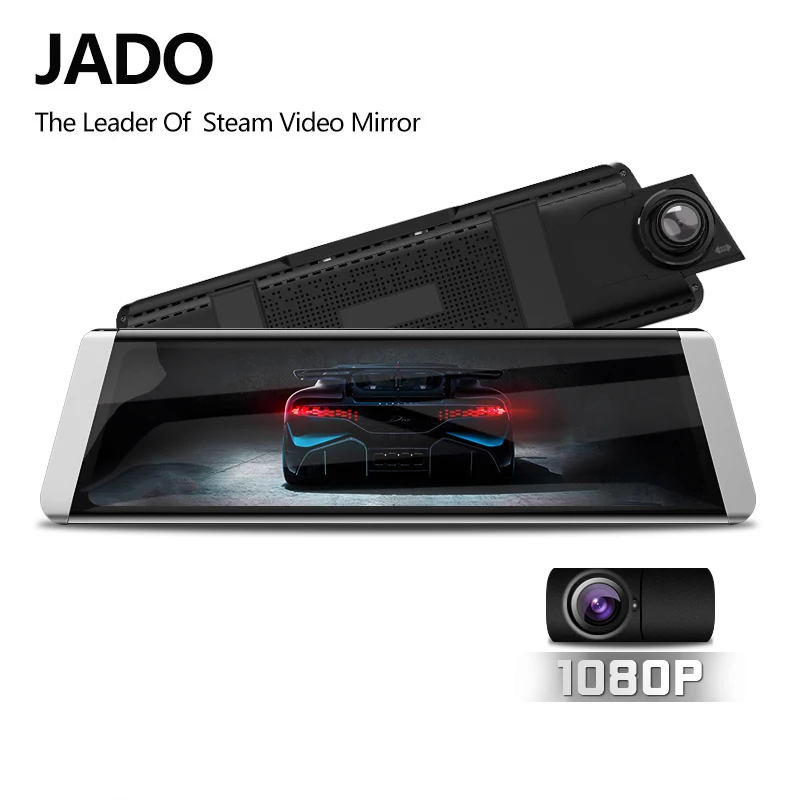 JADO D800s X6 поток зеркало заднего вида LDWS gps трек 10 ips сенсорный экран Full HD 1080 P
