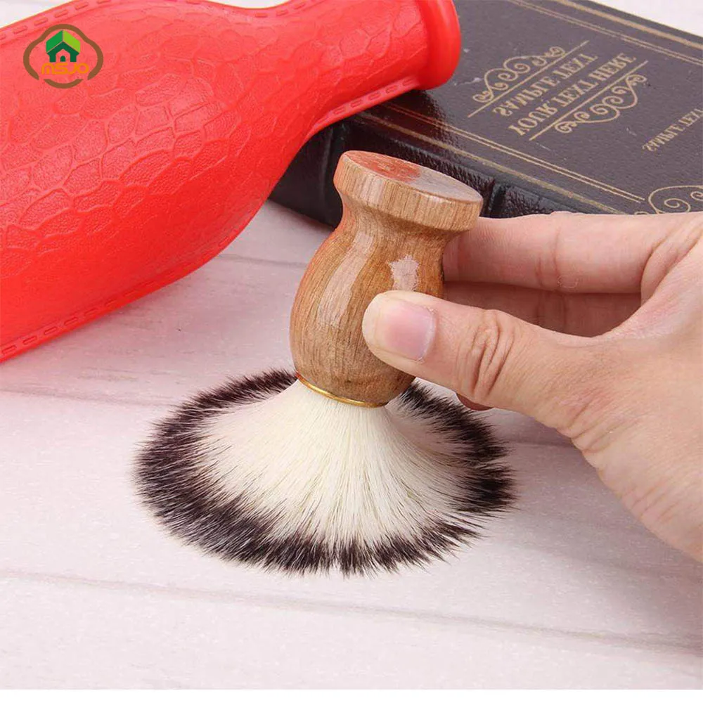 MSJO Beard Brush Shaving 1PC Men Soft Bristles Hairdresser Cleaner Badger Salon Facial Appliance Clean Tool | Дом и сад