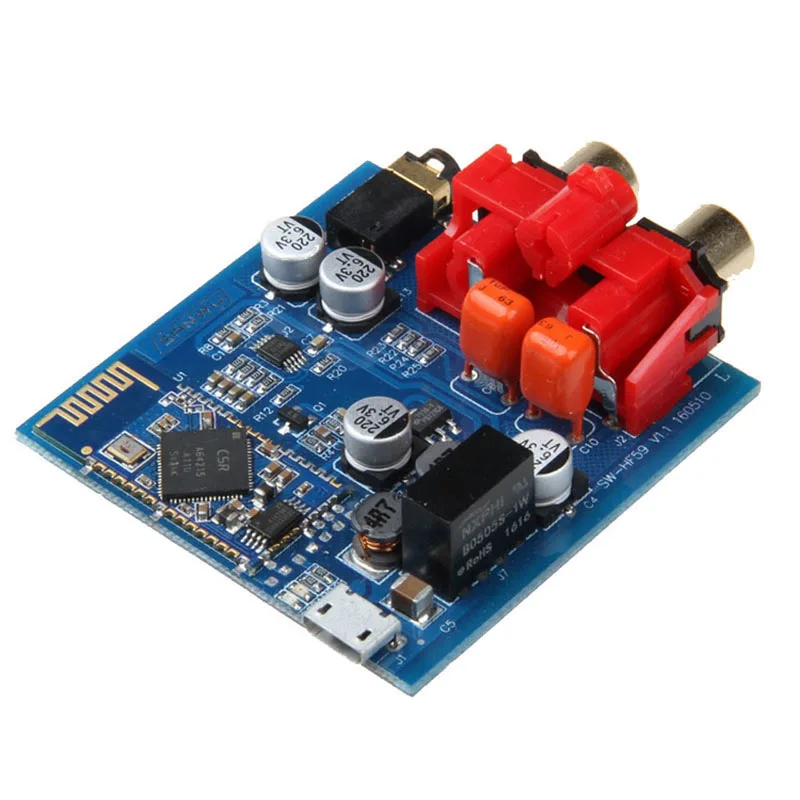 Мини стереоприемник CSR64215 5 в пост. Тока Hi Fi аудио Bluetooth 4 2 поддержка платы APTX чехол