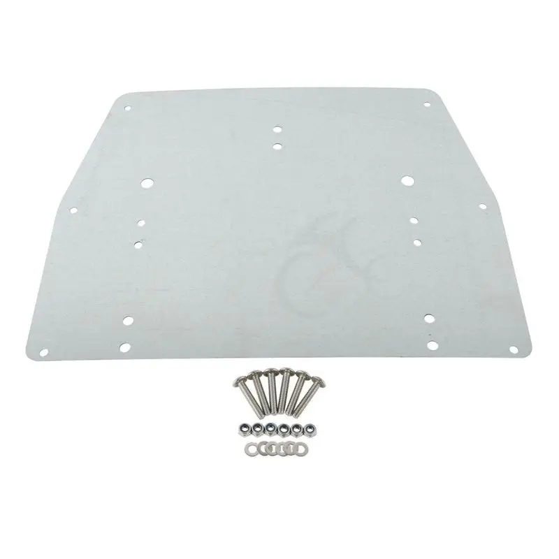 Мотоцикл турпакет пакет багажник из металла база пластина для Harley Touring Road King Street