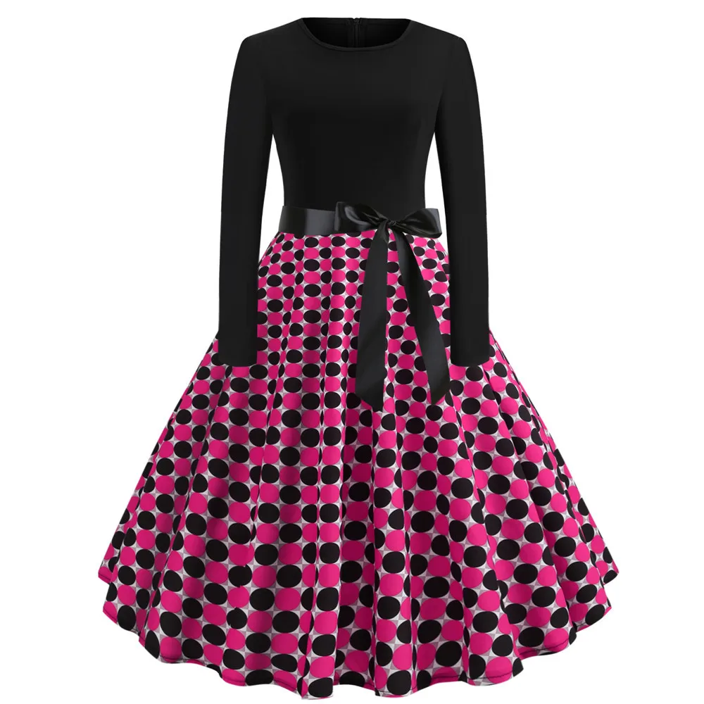 50s 60s ретро винтажное платье халаты рокабилли женские элегантные цветочные