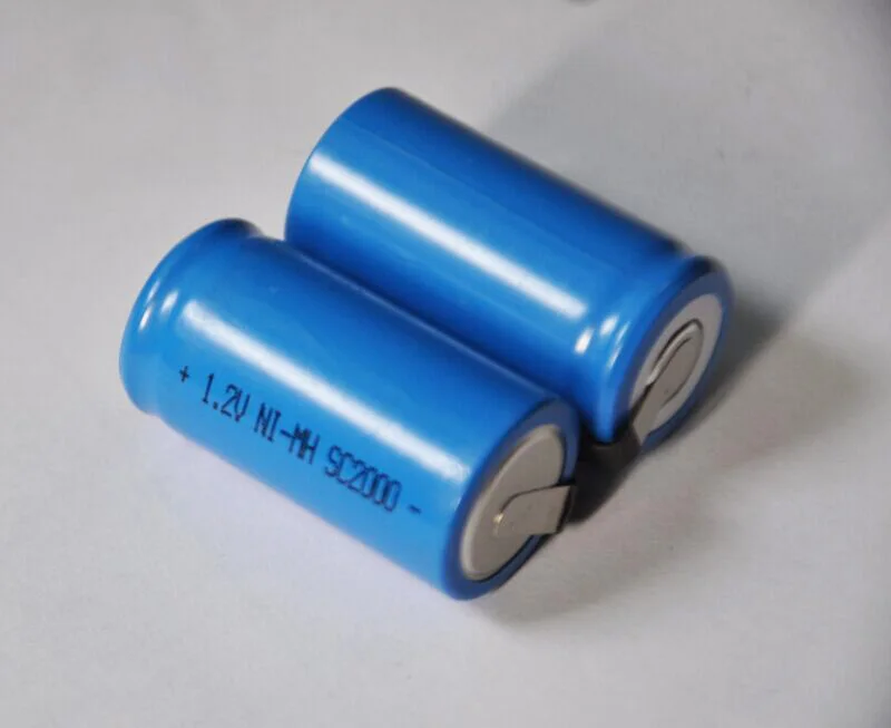 Скидка 20% 2 шт. перезаряжаемая батарея UNITEK Sub C sc 1 V 2000mah Ni MH nimh с вкладкой для