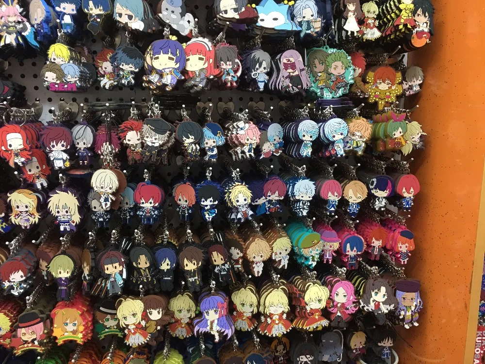Fate stay night/Touhou project/KUROKO NO BASK оригинальные японские аниме фигурки резиновые подвески для мобильного телефона/брелок/ремешок