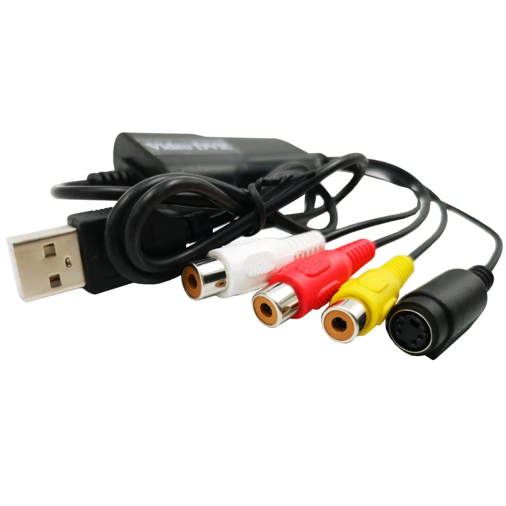 Карта видеозахвата USB 2 0 нет необходимости устанавливать привод CVBS/AV &amp S-Video на