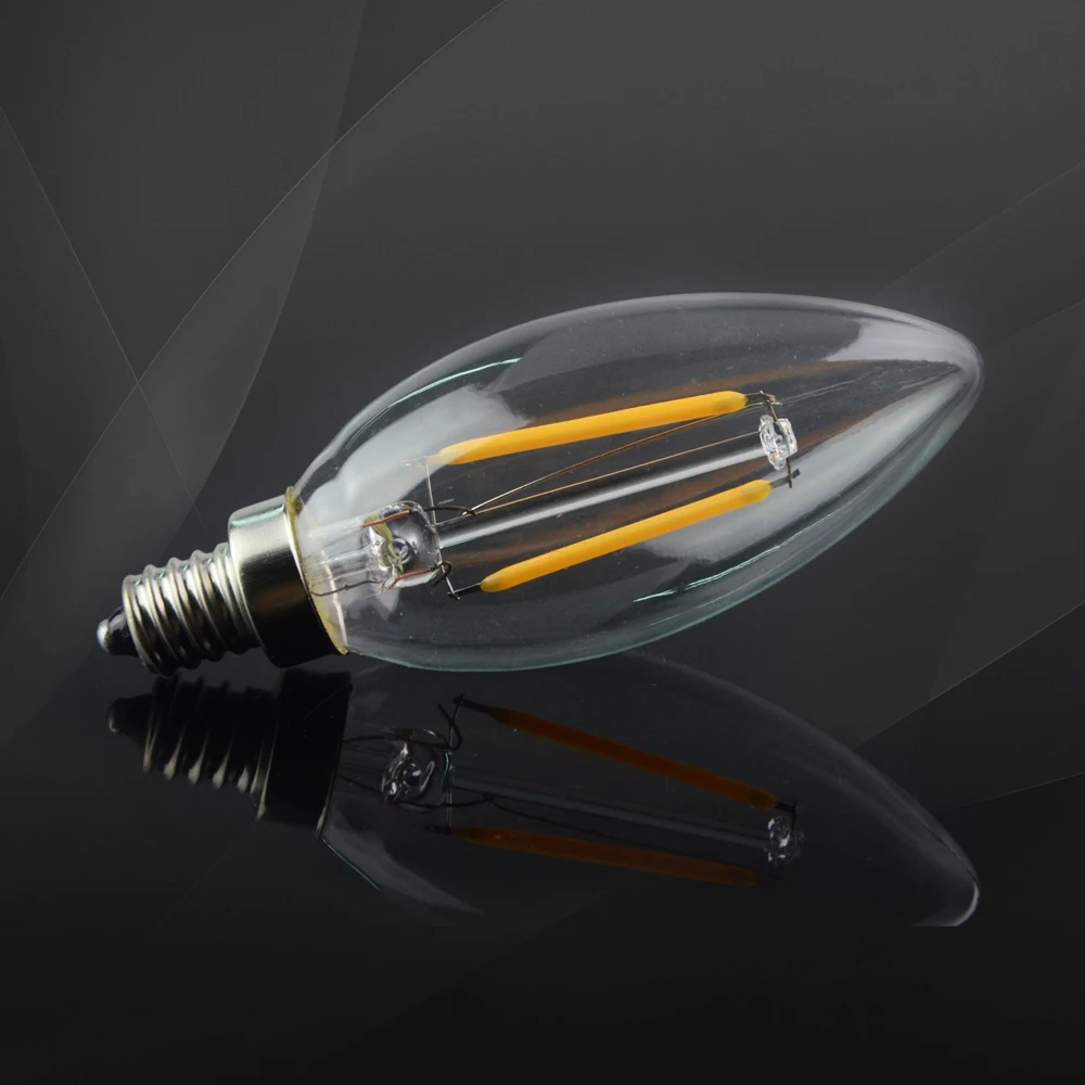 Светодиодсветильник лампа накаливания E17 в стиле ретро 1 шт. 2 Вт 4 6 110 В 120 лампочка