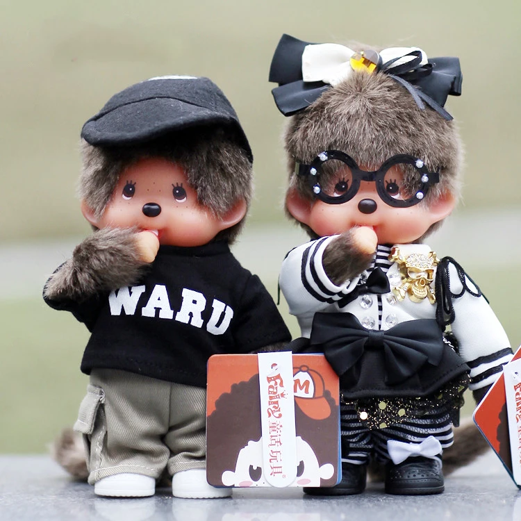 Давая день рождения рождественский подарок Monchhichi любители кукла игрушка 20 см