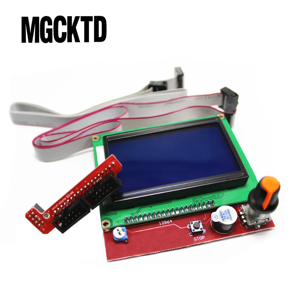 

ЖК-панель управления RAMPS1.4 LCD 12864 LCD, умный контроллер для 3D-принтера