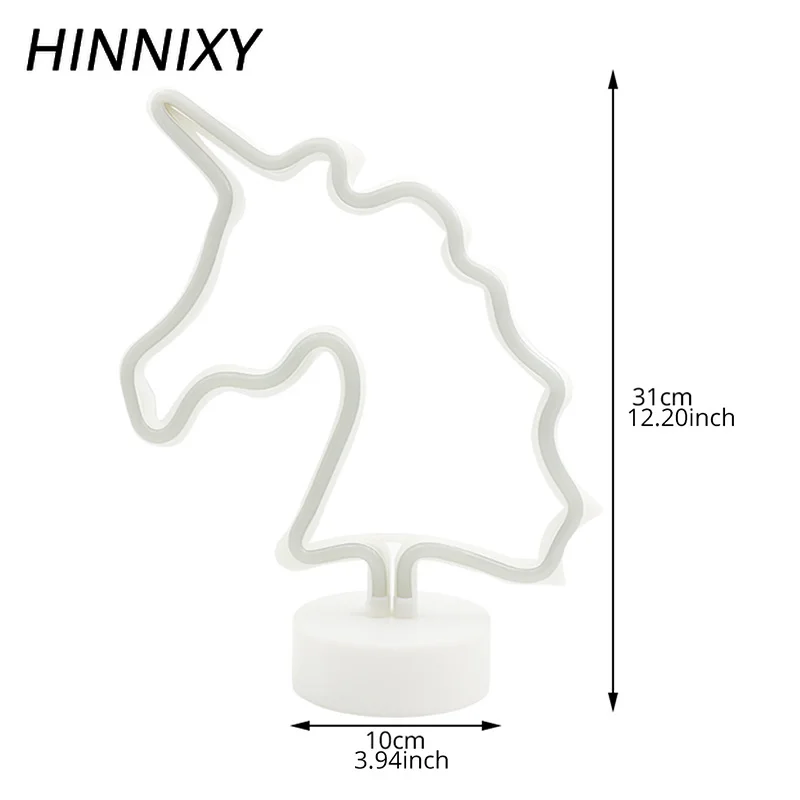 Hinnixy неоновая Светодиодная лампа с USB декором ночная светло зеленая Кокосовая