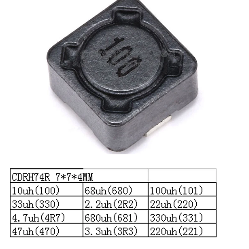 Бесплатная доставка 10 шт SMD индукторный cdrh74r 7*7*4 мм 10uH 100uh 4.7uh 22uh экранированная катушка индуктивности больше значения, пожалуйста, проверьте страницу Бесплатная доставка 10 шт SMD индукторный cdrh74r 7*7*4 мм 10uH 100uh 4.7uh 22uh экранированная катушка индуктивности больше значения, пожалуйста, проверьте страницу