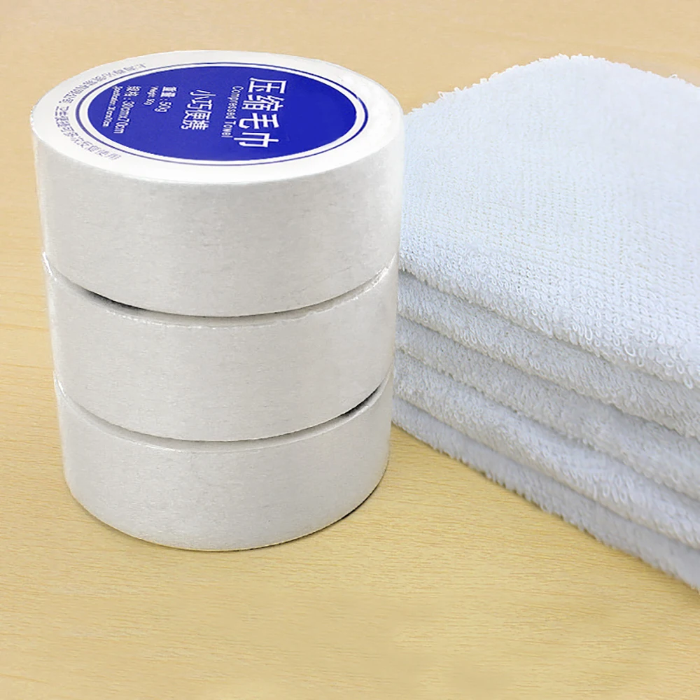 Хлопковое сжатое полотенце для отелей путешествий компрессионный шарф