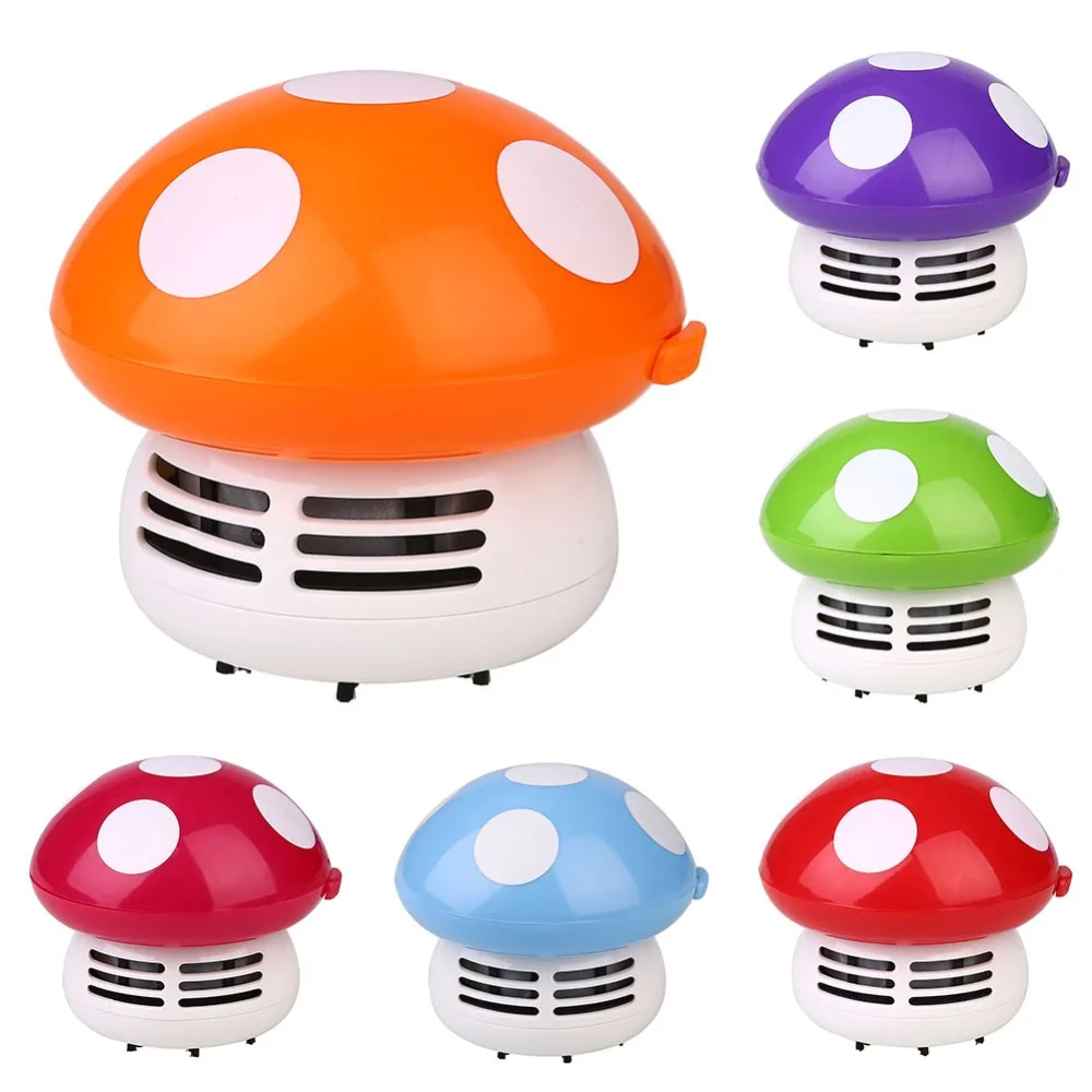 Mini Mushroom Shape Corner Desk Table Vacuum Dust Cleaner Computer Dirt Plastic Portable Keyboard Cleaning Tools | Дом и сад