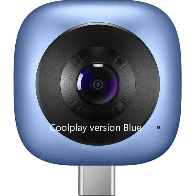 coolplay blue Huawei envision 360 панорамная камера coolplay CV60 объектив hd 3D камера live motion android 360 градусов широкоугольный внешний телефон - Цветной: coolplay blue
