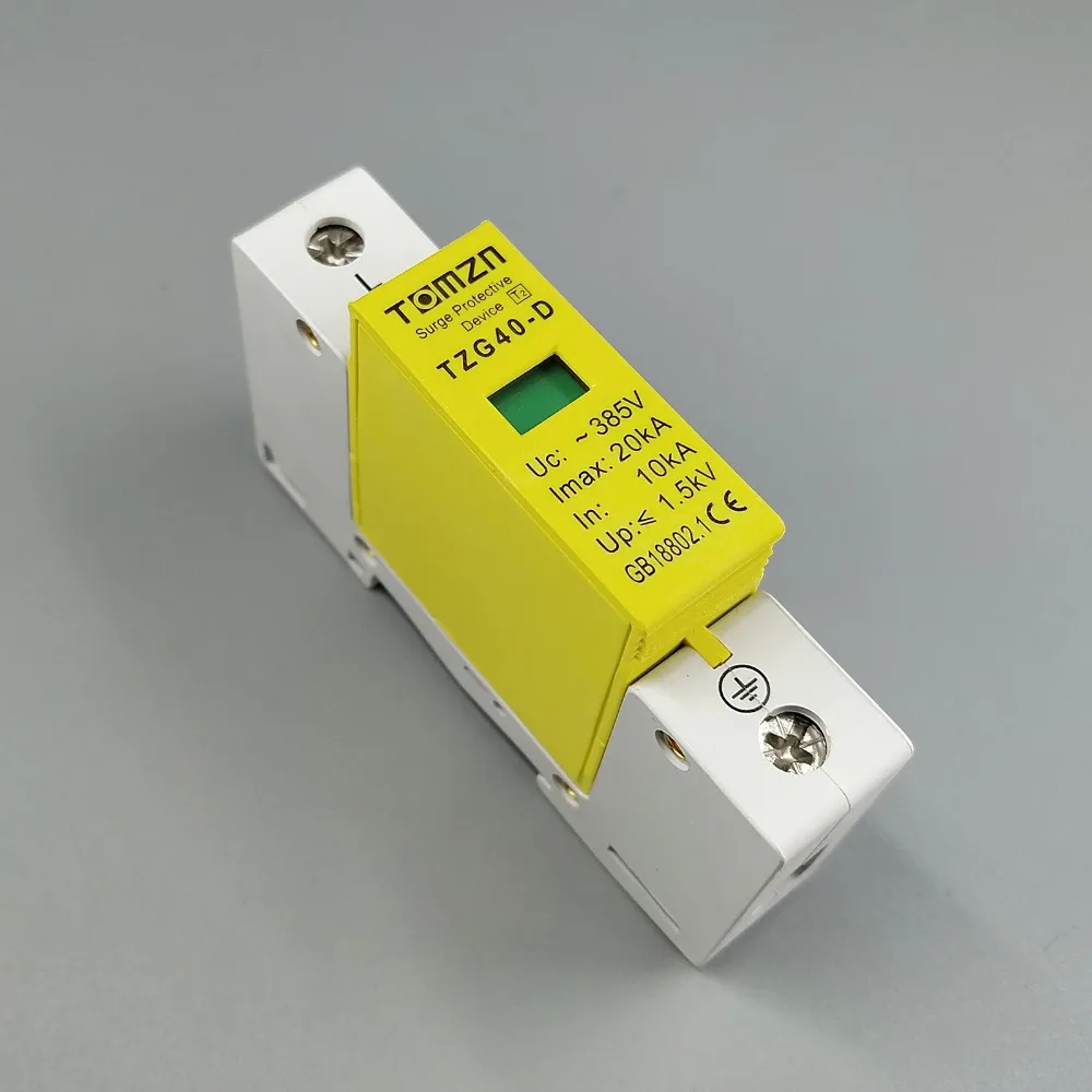 AC SPD 1P 10KA ~ 20KA D 385V дом стабилизатор напряжения защитное устройство низкого |