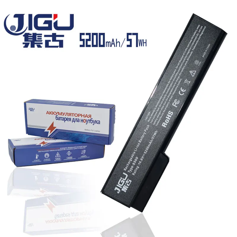Аккумулятор JIGU для ноутбука HP ProBook 6460b 6360b 6465b 6470b 6475b 6560b 6565b 6570b EliteBook 8460p 8470p 8560p