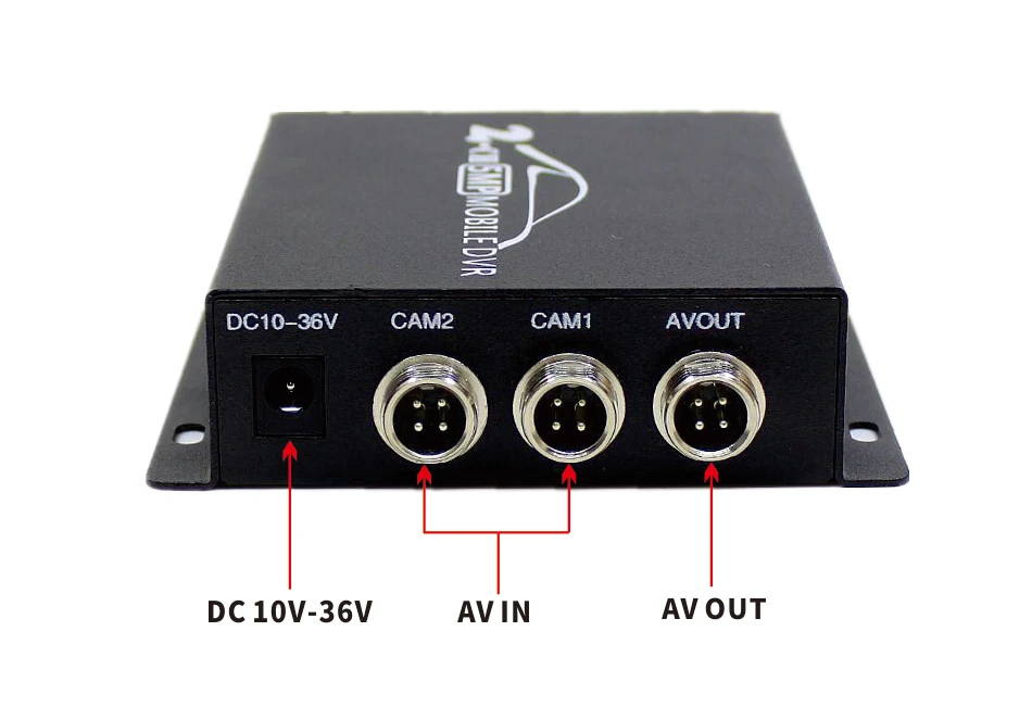 Прямая с фабрики двойная sd-карта Мобильный DVR Поддержка CVBS/AHD двухканальный 5.0MP/1080p 2CH мини DVR для всех видов автомобилей