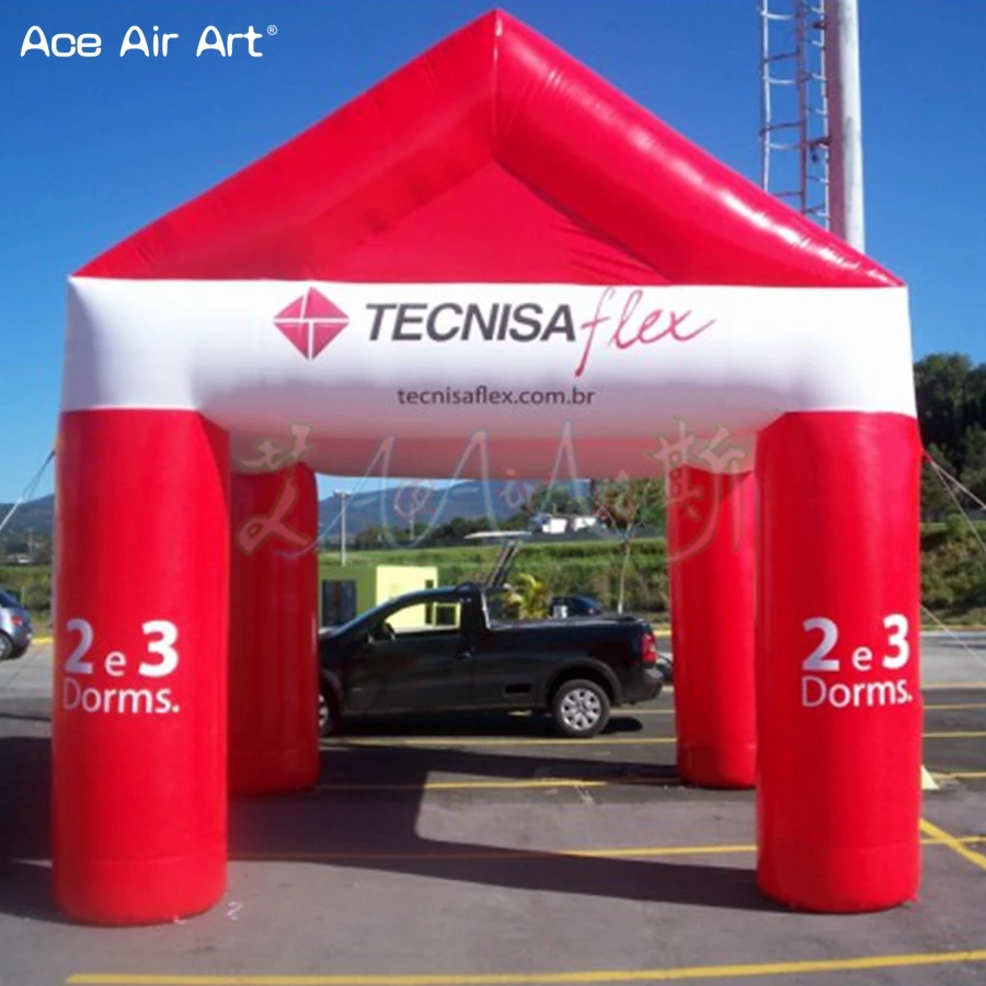 Высококачественный надувной туннельный стенд с 4 ножками для продажи|Навесы| |