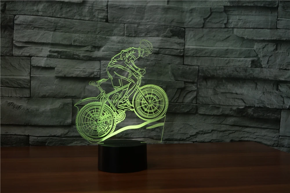 Новый светодиодный 3d светильник Fding с USB для горного велосипеда спортсмена спорта