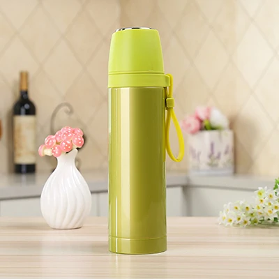 Термосы для дома, кухни, термос из нержавеющей стали, термос, чашка для кофе, кружка для путешествий, бутылка для напитков, для кофе, 500 мл - Цвет: Green