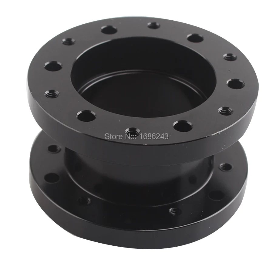 Black Height 50mm Aluminium Steering Wheel Hub Adapter Spacer Kit For Car Booster Universal New | Автомобили и мотоциклы