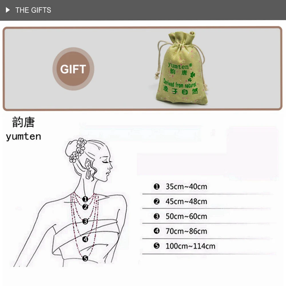 Yumten Цветное Женское Ожерелье Заявление Колар Маскулино Модное Натуральное Силовое Драгоценное Камень Молитва Персонализированная Бижутерия Оптовая