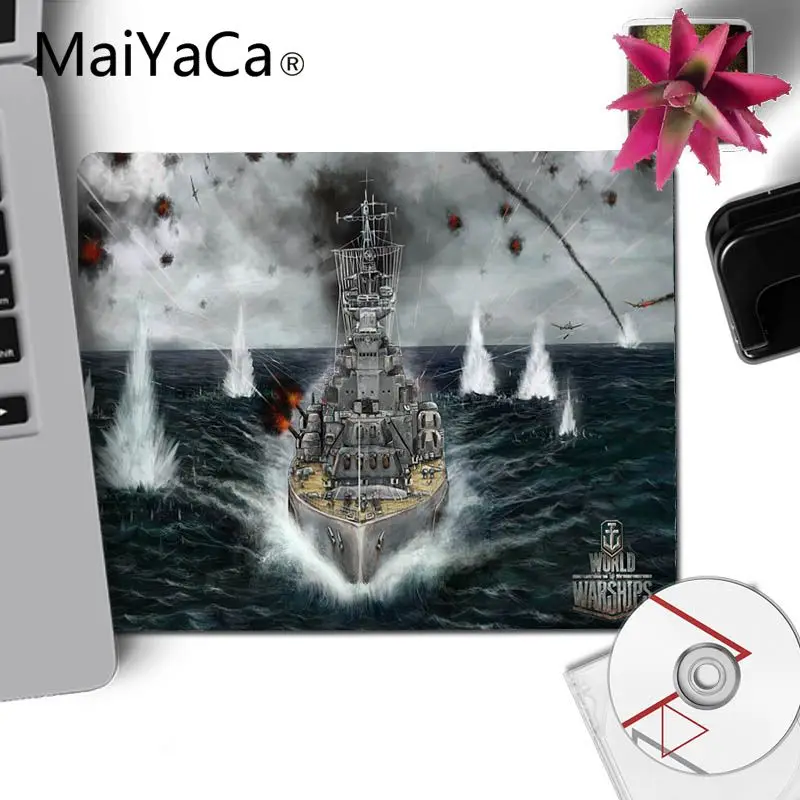 Резиновый коврик для мыши MaiYaCa с изображением мировых военных кораблей |