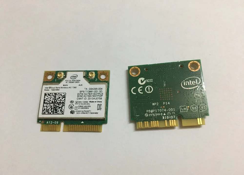 Новая беспроводная Двухдиапазонная карта Wi Fi для Bluetooth BT 4 0 Intel Wireless AC 7260 7260HMW 876