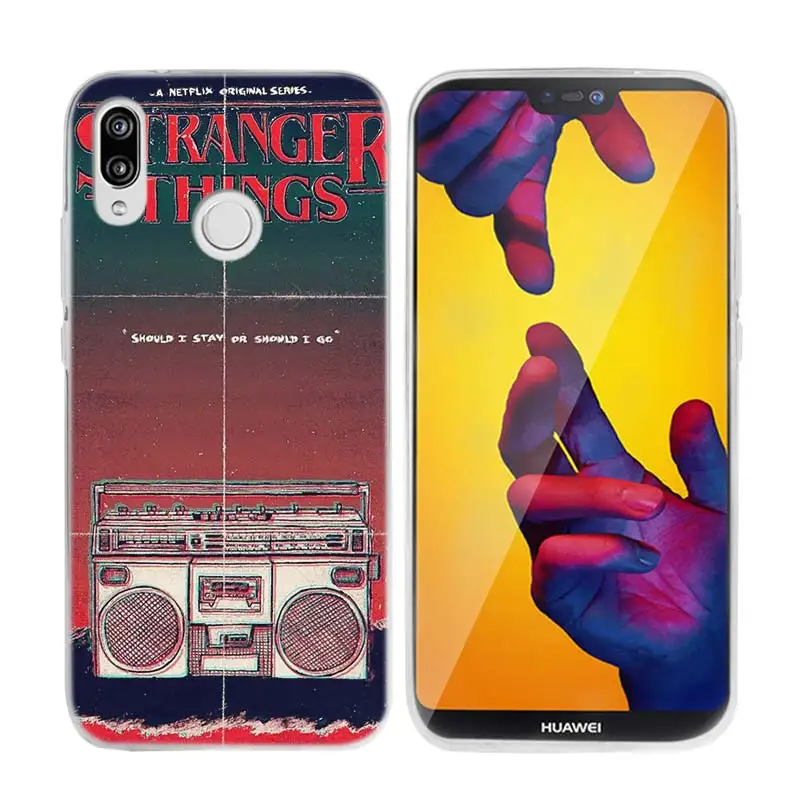 011 KMUYSL странные вещи плакат ТПУ чистый мягкий чехол для huawei P20 P10 P8 P9 mate 10 Lite P Smart Mini Pro - Цвет: 011